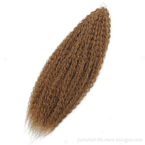 Hair extensions crochet hair curly bohemian wave 20 inches synthetic braiding hair afro